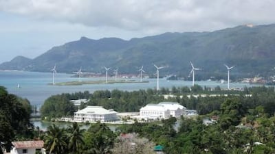 The project will satisfy 8 per cent of the electricity needs of Mahé, the country’s most populated island. Courtesy Masdar