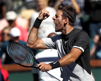 Juan Martin Del Potro has never won the Indian Wells title. Paul Buck / EPA