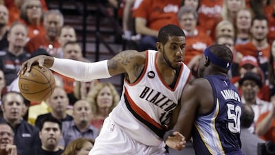 LaMarcus Aldridge scored 23.4 points per game for the Portland Trail Blazers last season, a career best. Don Ryan / AP / April 27, 2015