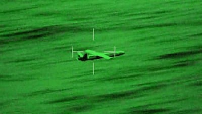 Houthi drones, including the Waid 2, are simple yet effective, often based on Iranian designs, costing about $50,000 each. EUNAVFOR ASPIDES via Navy News