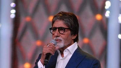 Bollywood actor Amitabh Bachchan at the Umang Mumbai Police Show 2018. Sujit Jaiswal / AFP