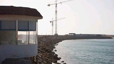 The stalled development at La Hoya Bay in Ras Al Khaimah.