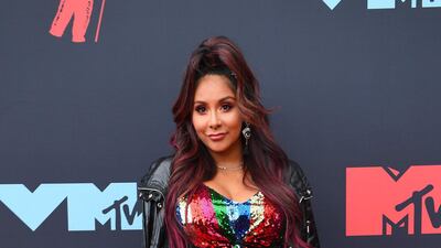 Nicole Polizzi arrives at the MTV Video Music Awards on Monday, August 26. AFP