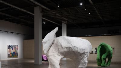 Oum Jeongsoon, Elephant without trunk, 2023