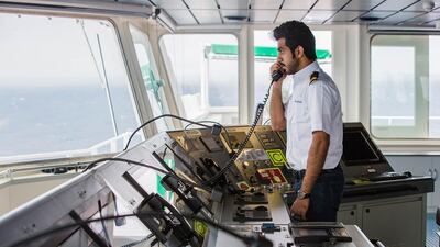 Navigating one of Oman Shipping Company's vessels. The Muscat-headquarted company has a fleet of 49 vessels, according to its website. Image courtesy of Oman Shipping Company