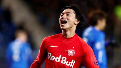 Takumi Minamino has signed for Liverpool from Salzburg. Reuters