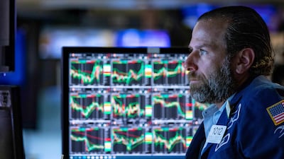 A trader at the New York Stock Exchange. Throughout the years, there have been periodic recessions and bear markets but growth has continued despite ageing populations. AP