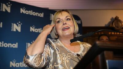 National leader Judith Collins concedes the 2020 New Zealand General Election, following Labour's Jacinda Ardern's victory. Getty Images