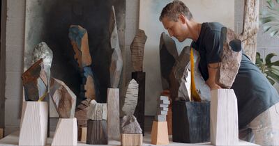 Samimi in his studio in Hawaii. Photo: The Third Line
