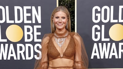 Gwyneth Paltrow, in Fendi, arrives for the 77th annual Golden Globe Awards at the Beverly Hilton Hotel in Beverly Hills, California, on January 5, 2020. EPA