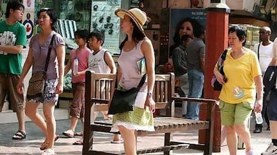 Dubai is proving an increasingly popular and affordable destination for Chinese tourists. Pawan Singh / The National