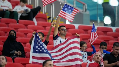 USA supporters can be found in every corner of the stadium. AP