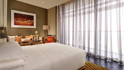 The rooms are comfortable and with all the mod cons. Grand Hyatt Abu Dhabi