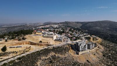 The Israeli settlement of Eli in the Nablus governorate of the occupied West Bank. AP