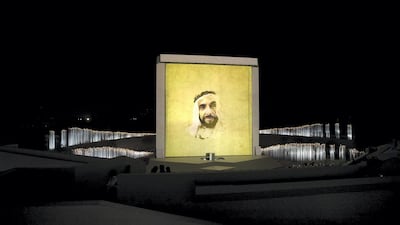 The Founding Father would continue to inspire current and future generations with his humanity, leadership and wisdom," Sheikh Mohammed bin Zayed said. Hamad Al Mansoori for The Crown Prince Court - Abu Dhabi