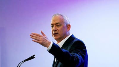 Benny Gantz, leader of Israel's Blue and White party. Reuters