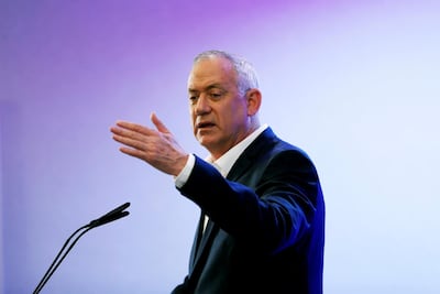 Benny Gantz, leader of Israel's Blue and White party. Reuters