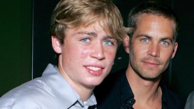 Paul Walker, right, with his brother Cody. E Charbonneau/WireImage for Sony Pictures