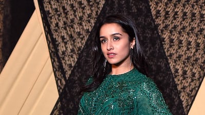 We love the sumptuous jewel tone of this Faraz Manan dress that Shraddha Kapoor wore at Sakshi Bhatt's wedding reception. Pakistani designer Manan has a boutique on Jumeirah Beach Road in Dubai. AFP