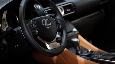 The Lexus RC 350 outstrips many of its competitors with its taut handling and value-for-money extras. Satish Kumar / The National