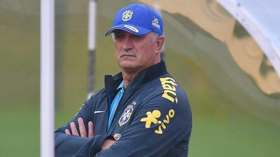 Brazil coach Luiz Felipe Scolari oversees a training session on Monday ahead of Brazil's Friday World Cup quarter-finals match against Colombia. Buda Mendes / Getty Images / June 30, 2014