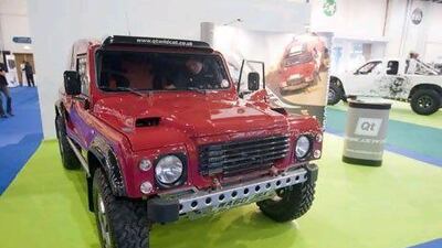 The Wildcat 300STR Rover off-road vehicle is displayed at last week's Big Boy Toys exhibition in Abu Dhabi. Each Wildcat is hand-built by Qt.