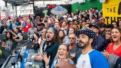 The nation's capital is full of Team USA fans. EPA