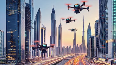 The UAE has begun mapping out corridors for air taxis and cargo drones as part of its push for smart mobility. Photo: GCAA