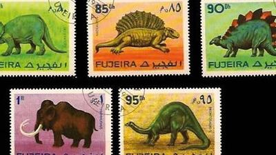 Provided images of strange stamps, some of which are now in the history of stamps books.