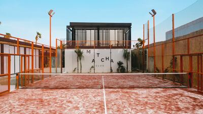 Matcha Club in Al Quoz, Dubai, is a boutique padel tennis club with a wellness studio and restaurant within. All photos: Matcha Club