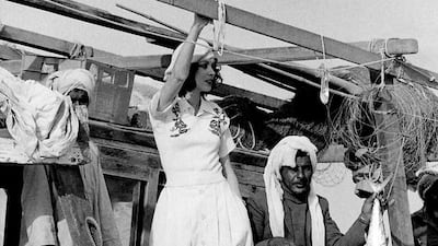 They managed to shoot among fishermen at the port and smiling onlookers at Qasr Al Hosn, the fortified palace that at the time was being used for government offices