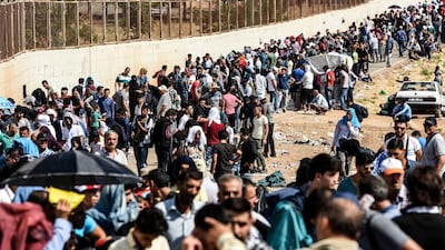 Over 5.6 million people have fled Syria since 2011, with a further 6.6 million internally displaced, according to UNHCR numbers. AFP / BULENT KILIC