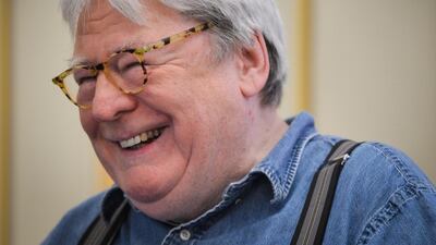 Sir Alan Parker delivers a speech as Guest of Honor during the 12th annual Brussels Film Festival in Brussels, Belgium, on June 7, 2014. EPA