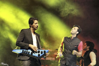 Salim and Sulaiman – two of India’s most famous music composers. Courtesy Oberoi Middle East Events