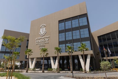 Harrow International School Dubai will open in time for the new academic year on Monday.
Antonie Robertson / The National