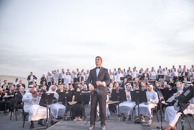 The choir. Courtesy Expo 2020 Dubai