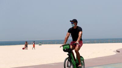 Kite beach in Jumeirah.