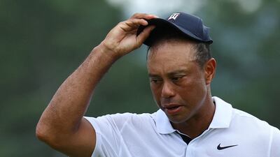 Tiger Woods has never missed the cut as a professional at the Masters but will need a stronger second round to make the weekend. Reuters