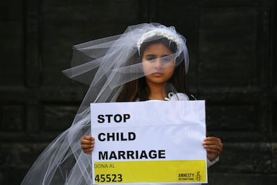 According to NGO data, in fragile states, more than one in three girls are married before the age of 18. AFP