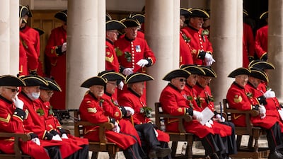 The Founder's Day Parade is marked every year at Royal Hospital Chelsea which serves as a retirement and nursing home for several hundred British Army veterans: Getty