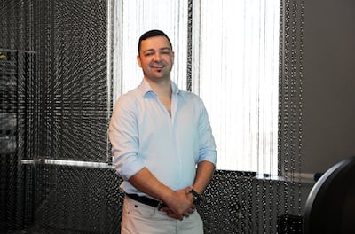 Johan du Plessis says his best financial achievement to date is securing $1.2 million seed funding for his start-up. Pawan Singh / The National