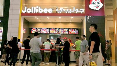 Jollibee has announced plans to expand across the UAE. Jeffrey E Biteng / The National