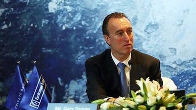 Gary Dugan, the chief investment officer for private banking at Emirates NBD, says inflation is rising worldwide. Satish Kumar / The National