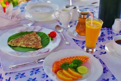 The farm-to-table dishes are created with the principle of 'sattvic' in mind, which "contributes to a pure and calm mind". Photo: Soukya