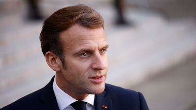 French President Emmanuel Macron. EPA