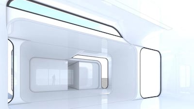 A 20-foot tall 3D printer will be used to print the office that will then assembled on site in a few weeks. Courtesy UAE Innovation Committee