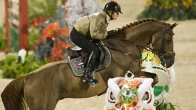 Sheikha Latifa Al Makhtoum's performance at the Beijing Olympics was the highlight of the year in show jumping for UAE.