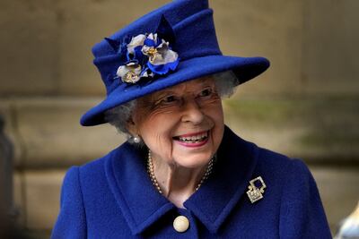 Queen Elizabeth II at Westminster Abbey last October. Reuters