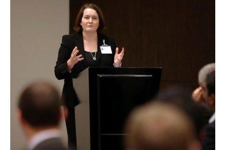 Helen Brand, the chief executive of ACCA, which commits its members to a strict code of accounting ethics. Delores Johnson / The National