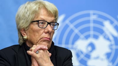 Carla del Ponte resigned from the United Nations Commission of Inquiry on Syria on Aug 7, 2017, terming Security Council's inaction a "disgrace" to the international community.